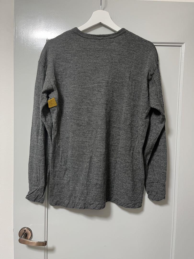 COMME des GARÇONS HOMME 長袖ニット 田中オム グレー COMME des GARCONS HOMME 田中オム ニット グレー トップス