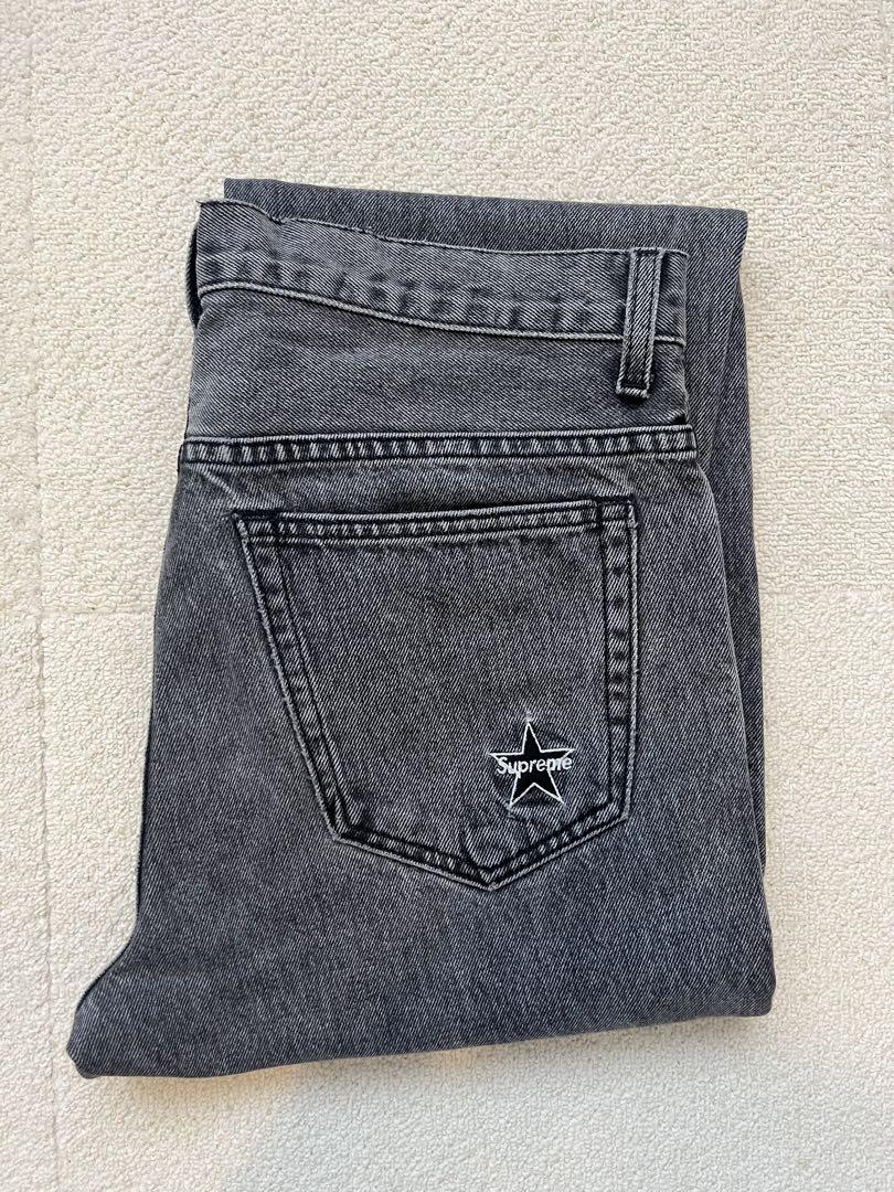 パンツ Supreme Regular Jean Washed Black 30