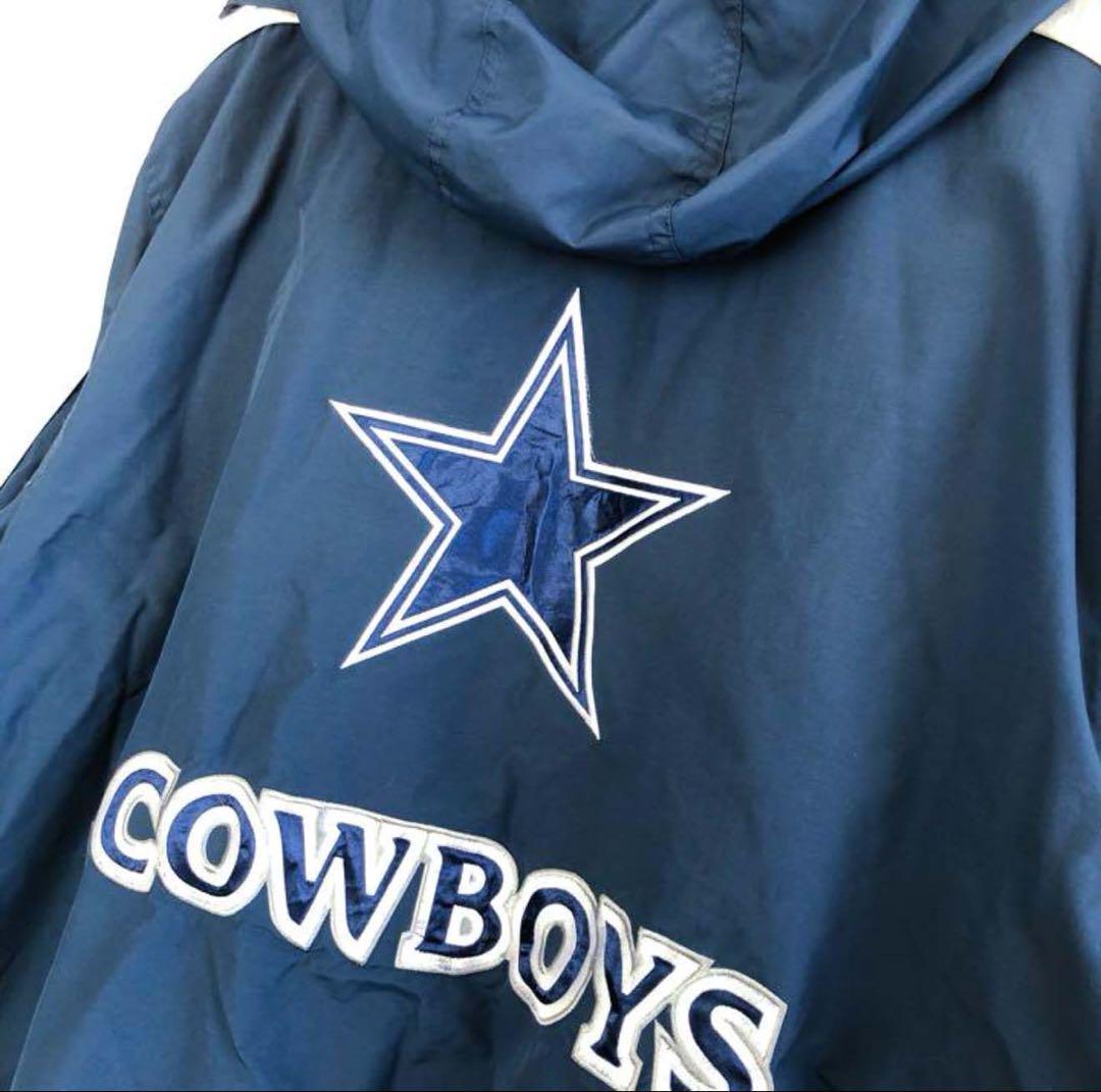 90年代ビンテージ DALLAS COWBOYS ハーフジップナイロンJKT