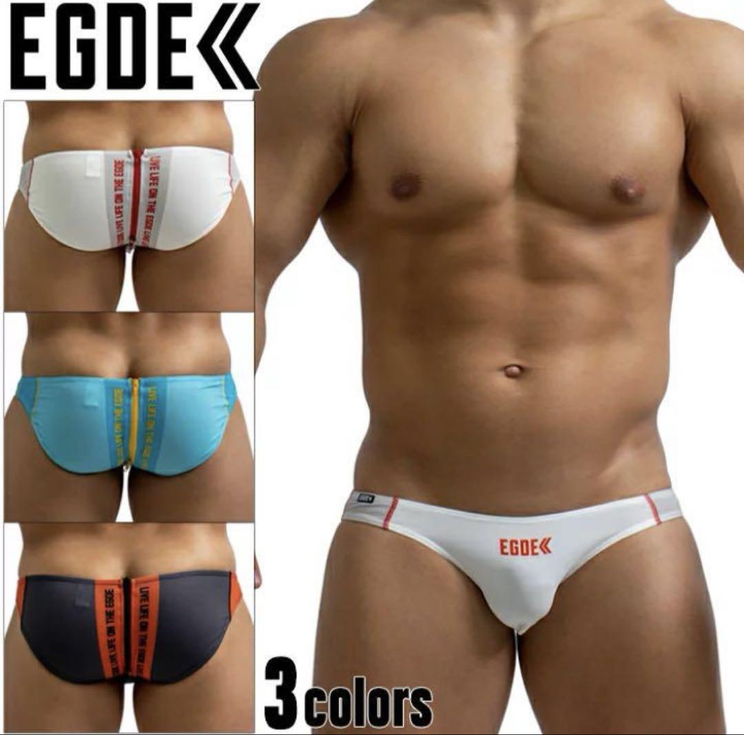 EGDE≪ HANDLE SLIDER ビキニ グレー×オレンジ Sサイズ