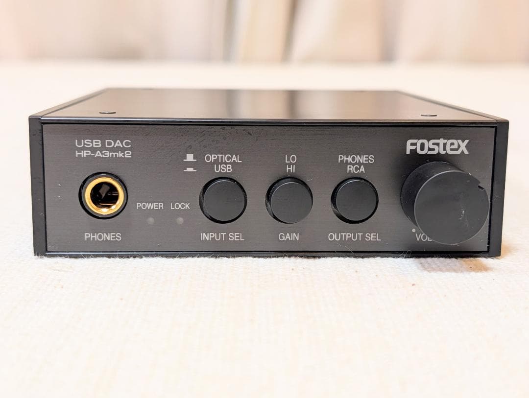 FOSTEX HP-A3mk2　USB DAC ヘッドホンアンプ