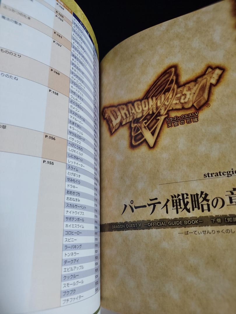 レア ドラゴンクエストV 天空の花嫁 下巻 知識編 PS2版 初版本