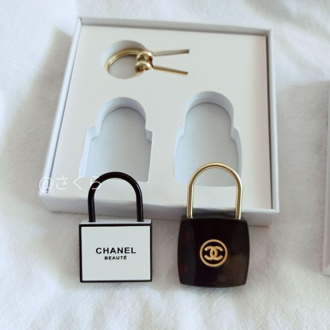 新品 CHANEL シャネル カデナ キーリング キーホルダーセット シャネルノベルティLa Collection コレクション キーリング新品