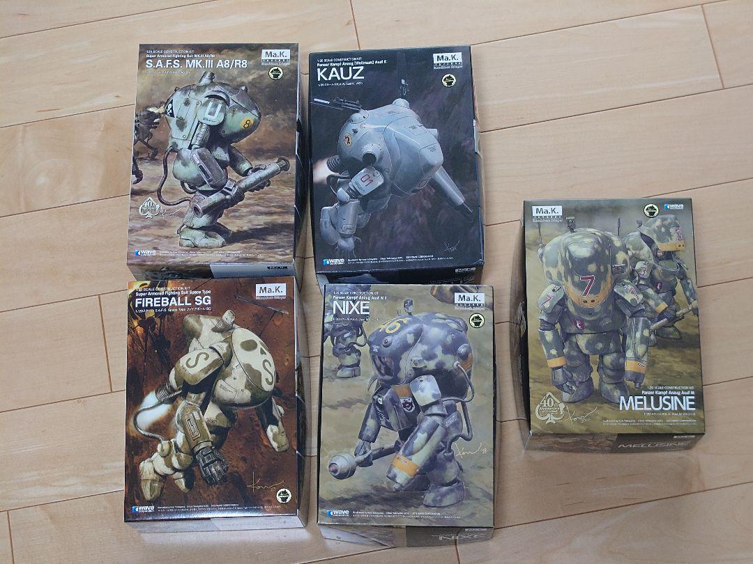 WAVE マシーネンクリーガー 1／20 ニーゼ　他5セット