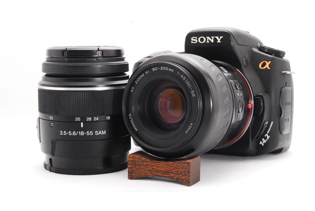 ☆お買得セール ☆SONY α350 ☆初心者さんにお勧め☆Wレンズセット☆