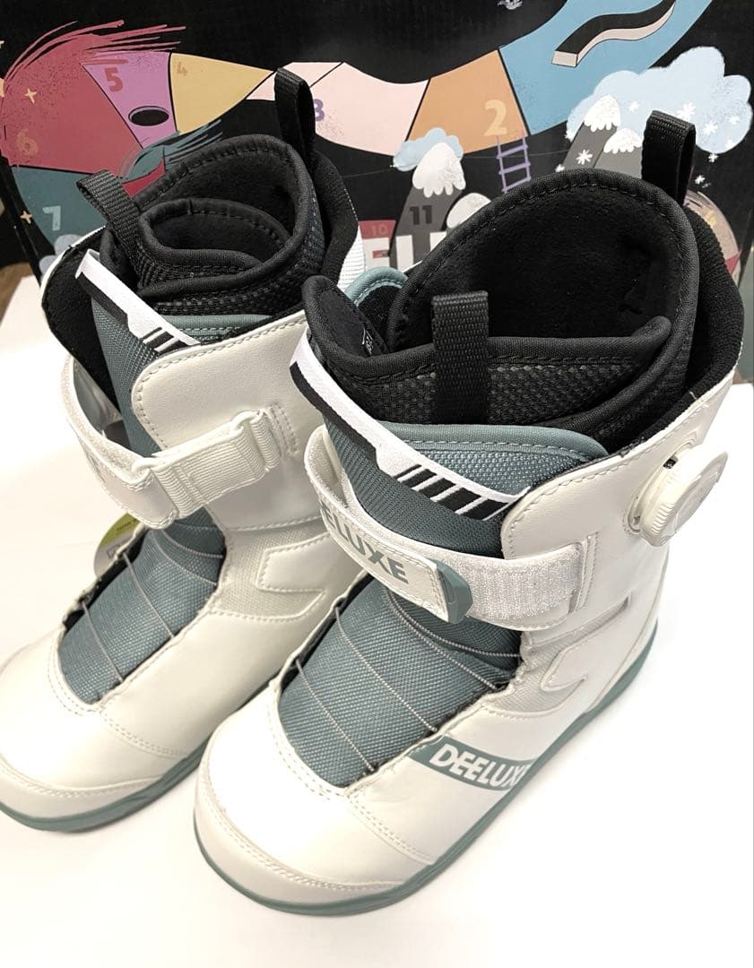 26新品★ DEELUXE 子供 ブーツ ラフダイアモンド　ボア25cm軽量