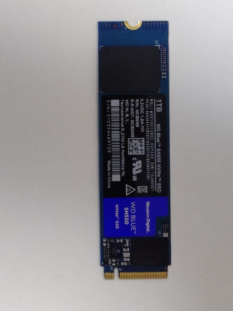 内蔵型SSD WD Blue SN550 NVMe 1TB