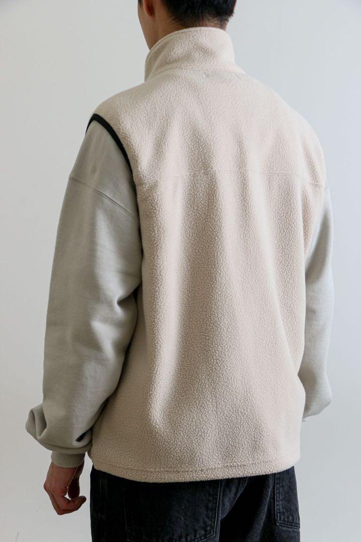 POLARTEC®︎ FLEECE VEST ECRU フリースベスト