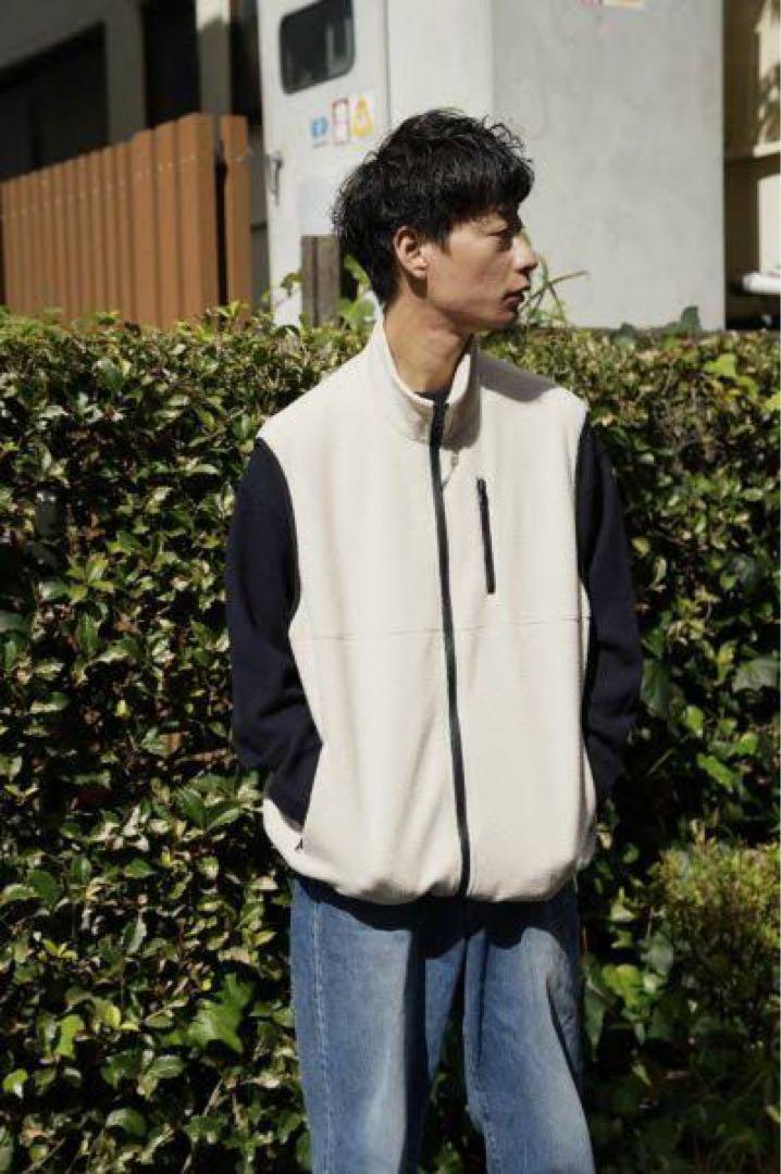 POLARTEC®︎ FLEECE VEST ECRU フリースベスト