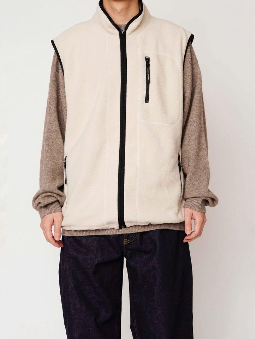POLARTEC®︎ FLEECE VEST ECRU フリースベスト