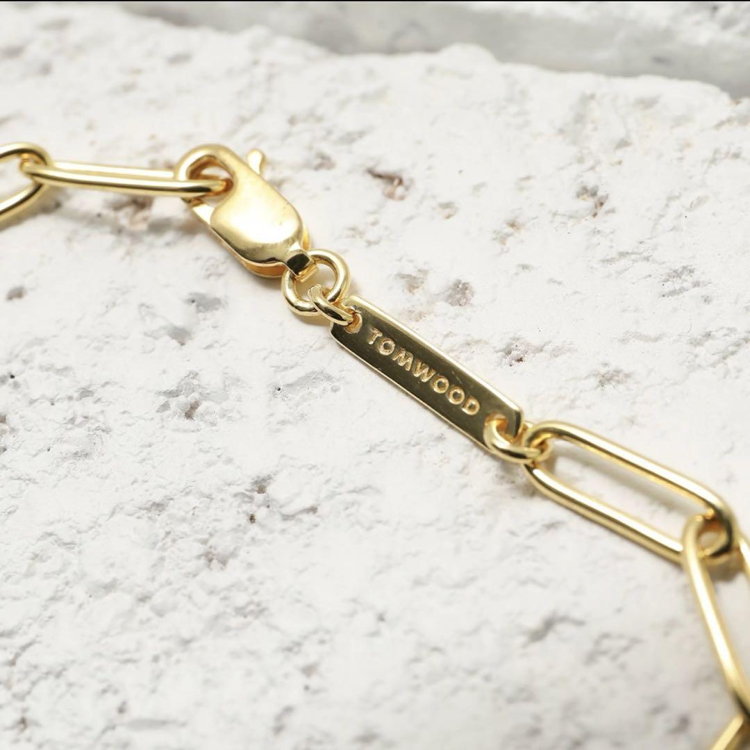 TOM WOOD(トムウッド)】 Box Chain Gold ネックレス