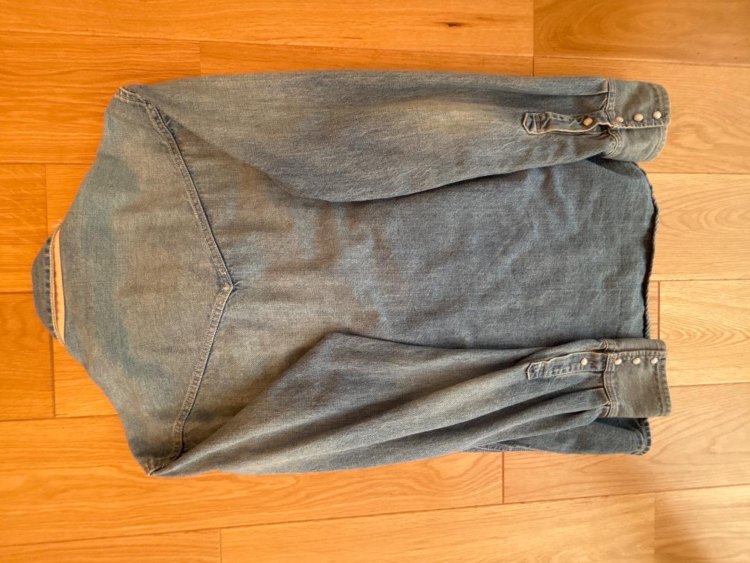 sacai 装飾　デニムシャツ