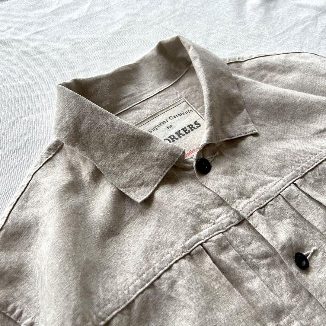 WORKERS(ワーカーズ)～213 Linen Jacket Ecru Linen～ | Amboy
