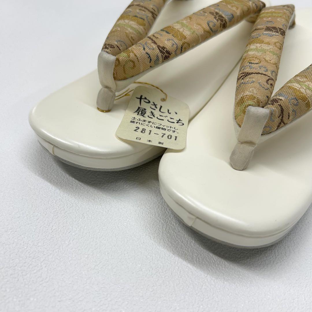 草履　Lサイズ　オシャレ履き　NO① 日本製　新品　未使用　0630⑮