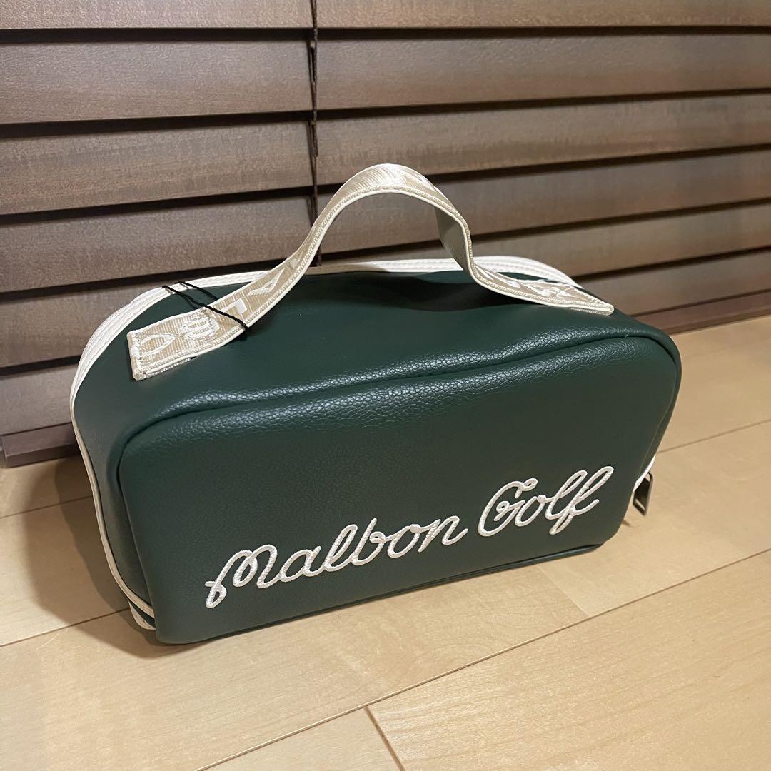 マルボンゴルフ MALBON カートバッグ クラッチバッグ ハンドバック緑