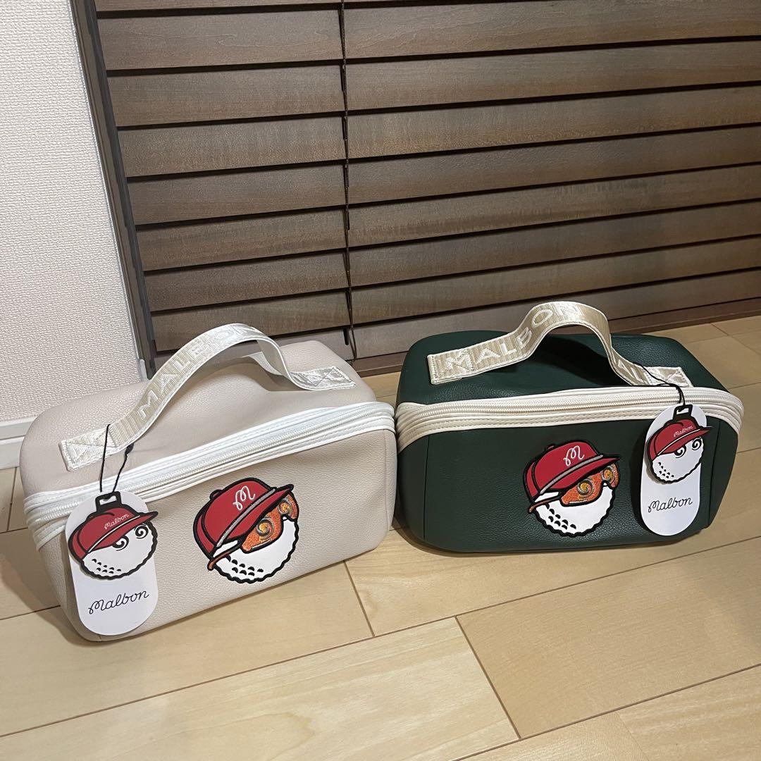 マルボンゴルフ MALBON カートバッグ クラッチバッグ ハンドバック緑