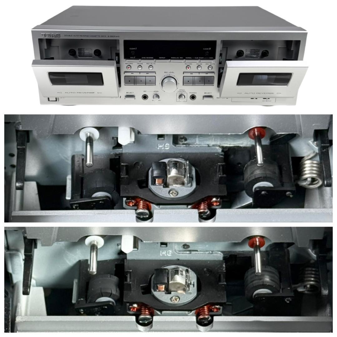 優良動作品 TEAC ダブルオートリバースカセットデッキ W-890RMK2