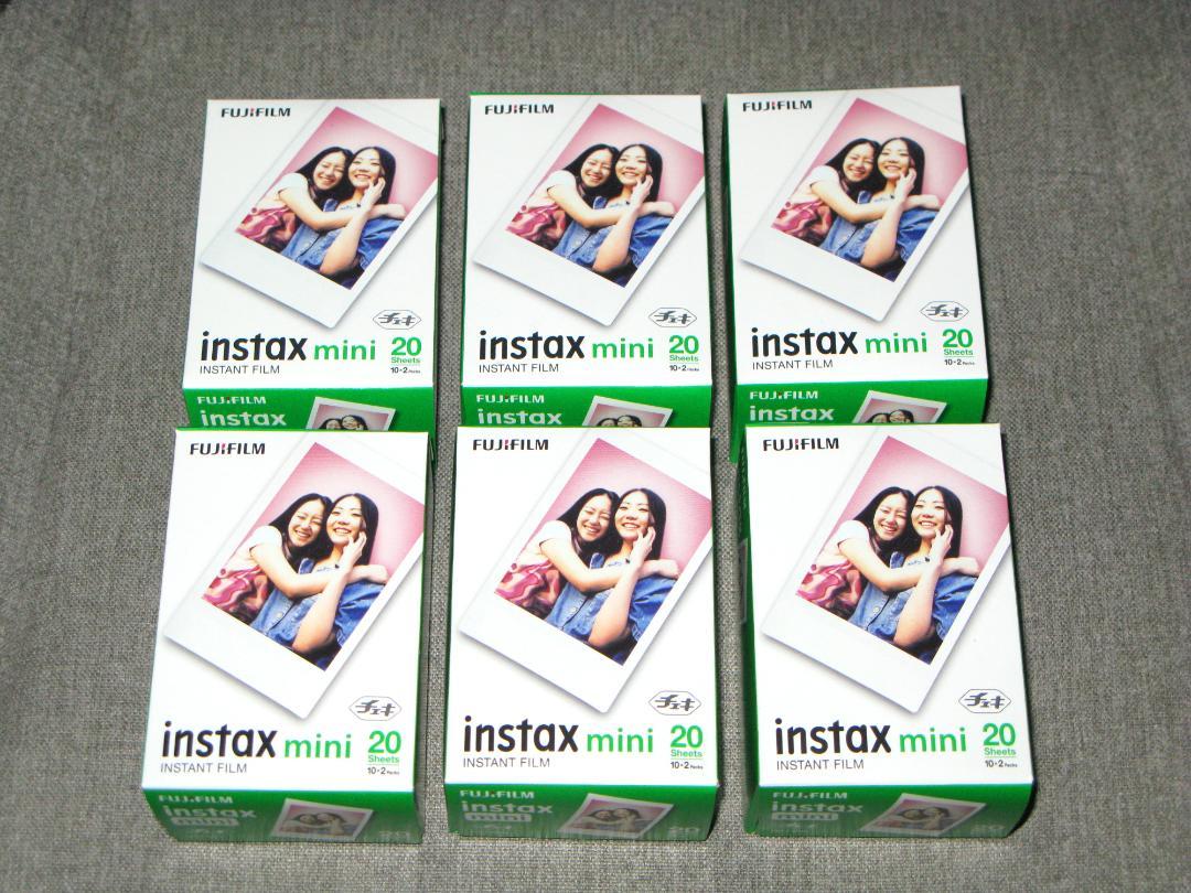 チェキ インスタントフィルム INSTAX MINI JP 20枚×6箱セット