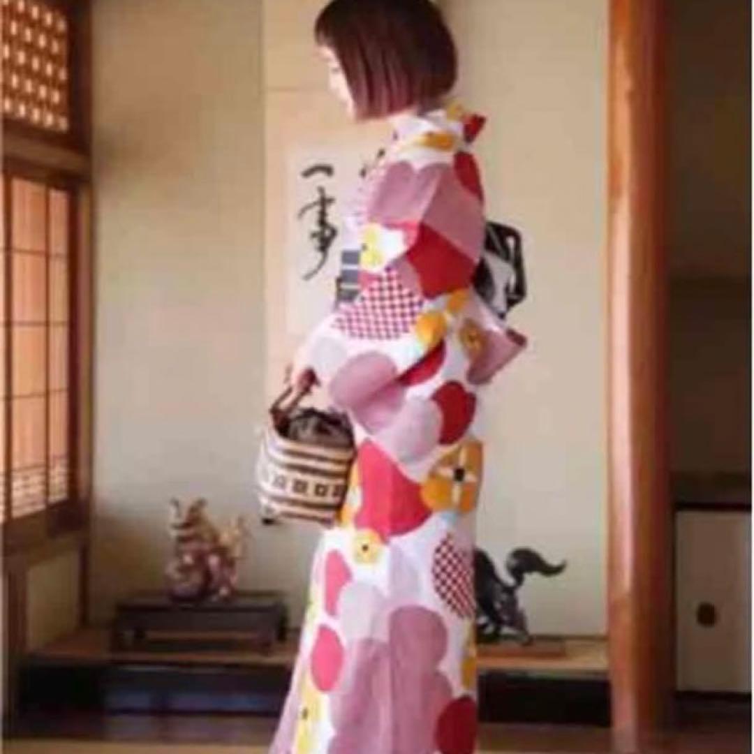 商品追加値下げ在庫復活L トールサイズ 新品 浴衣 赤 レトロ ニコ