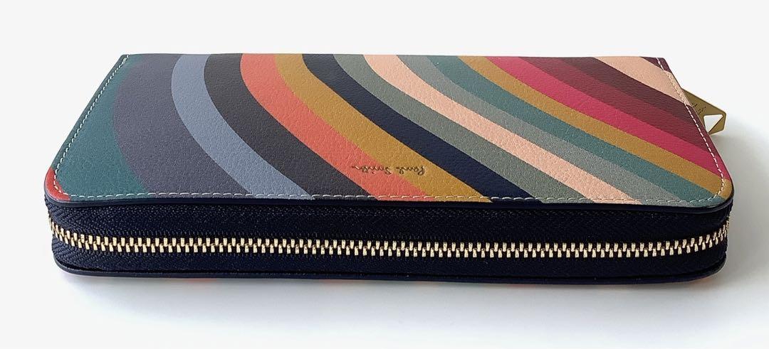 新品☆ポールスミス☆PaulSmithスワール ストライプ ラウンド