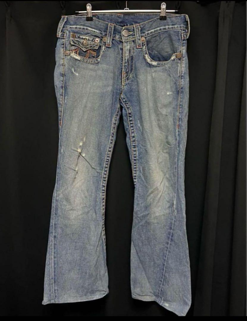 TRUE RELIGION フレアデニム 32x33