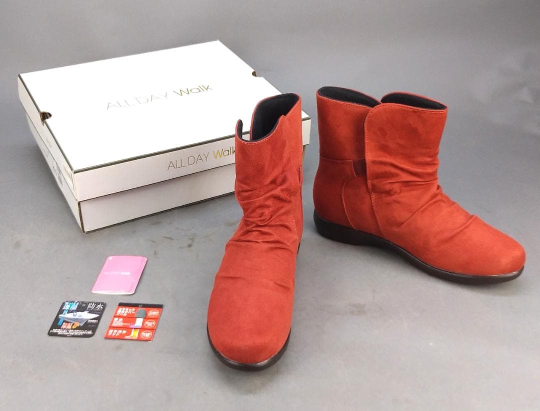 M63 ALL DAY Walk 未着用 25.0cm ブーツ レンガ色 特売 30%割引 wulift.com