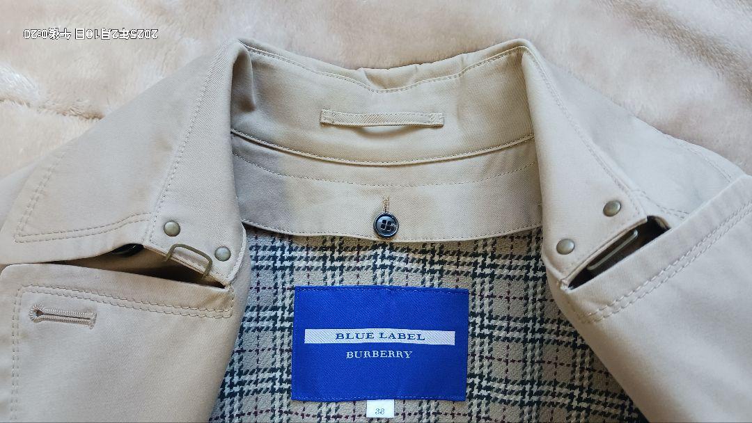 美品 BURBERRY コート ブルーレーベル ライナー付 サイズ38 (9号)