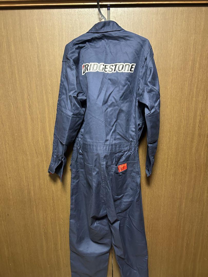BRIDGESTONEツナギ　ネイビーLL