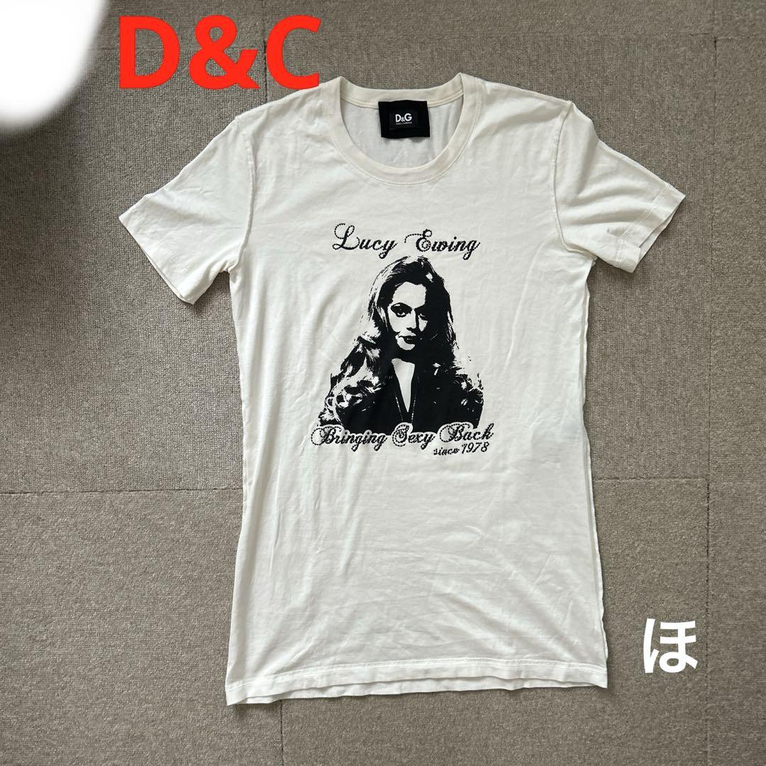 D&G ドルチェアンドガッバーナ 半袖ピチTシャツ y2k裏原グランジ