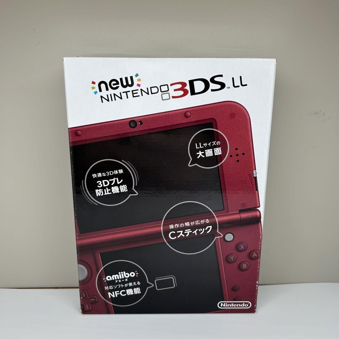 ★未使用品★極美品Newニンテンドー3DS LLメタリックレッド 生産終了訳 Newニンテンドー3DS LL メタリックレッド【メーカー生産終了