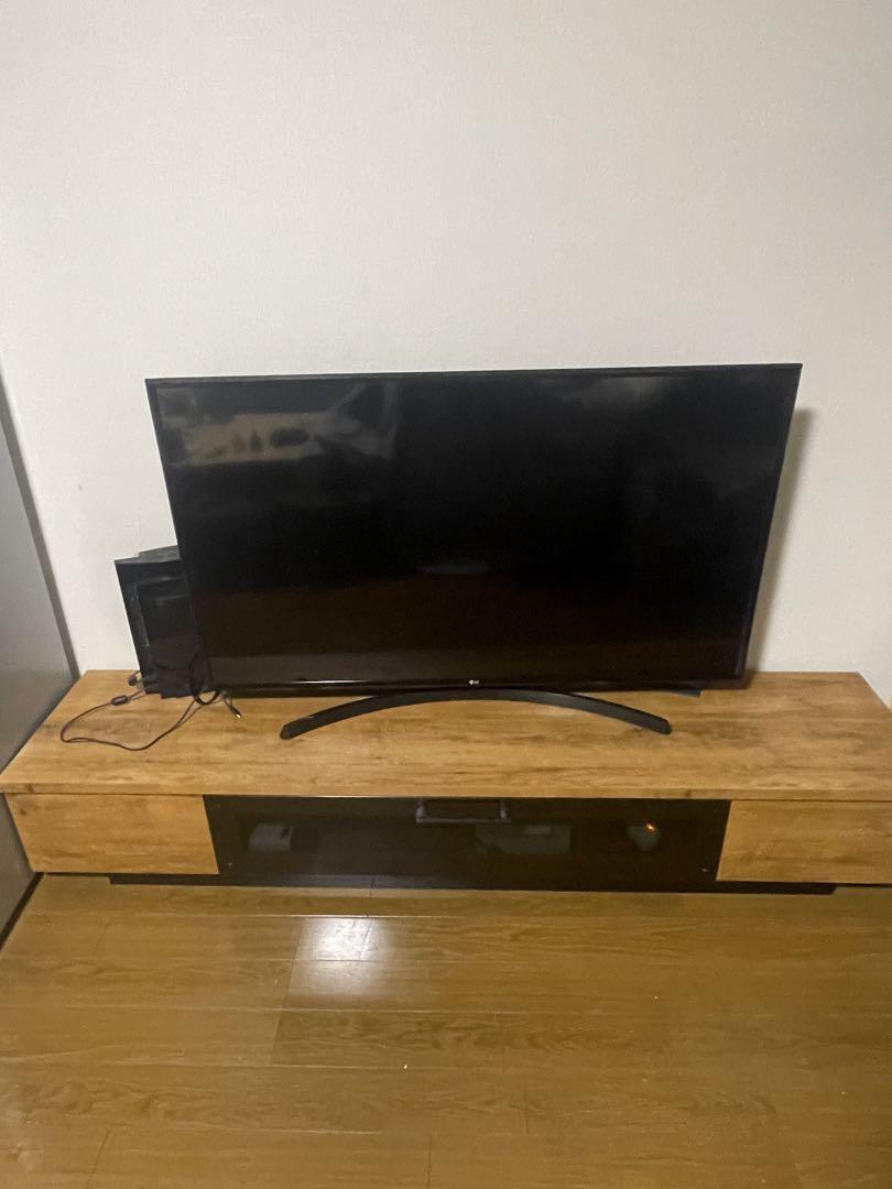 【美品】定価44,990円　テレビ台　180cm 木目調　テレビボード