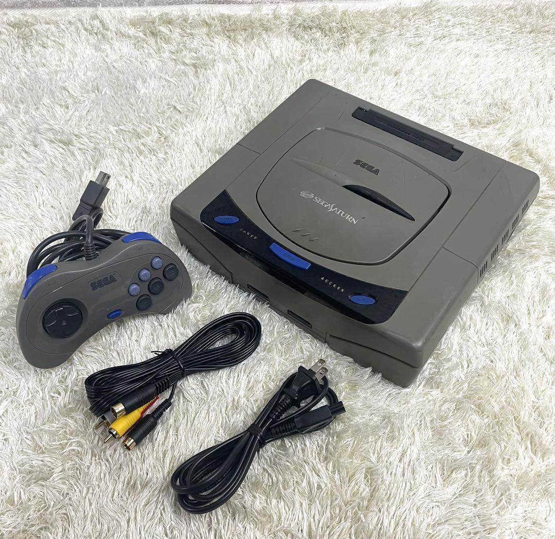 美品 【メンテ/内部清掃済】セガサターン HST-3220 SEGA グレー