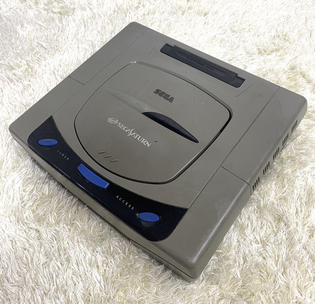 美品 【メンテ/内部清掃済】セガサターン HST-3220 SEGA グレー