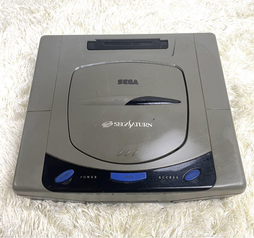 美品 【メンテ/内部清掃済】セガサターン HST-3220 SEGA グレー