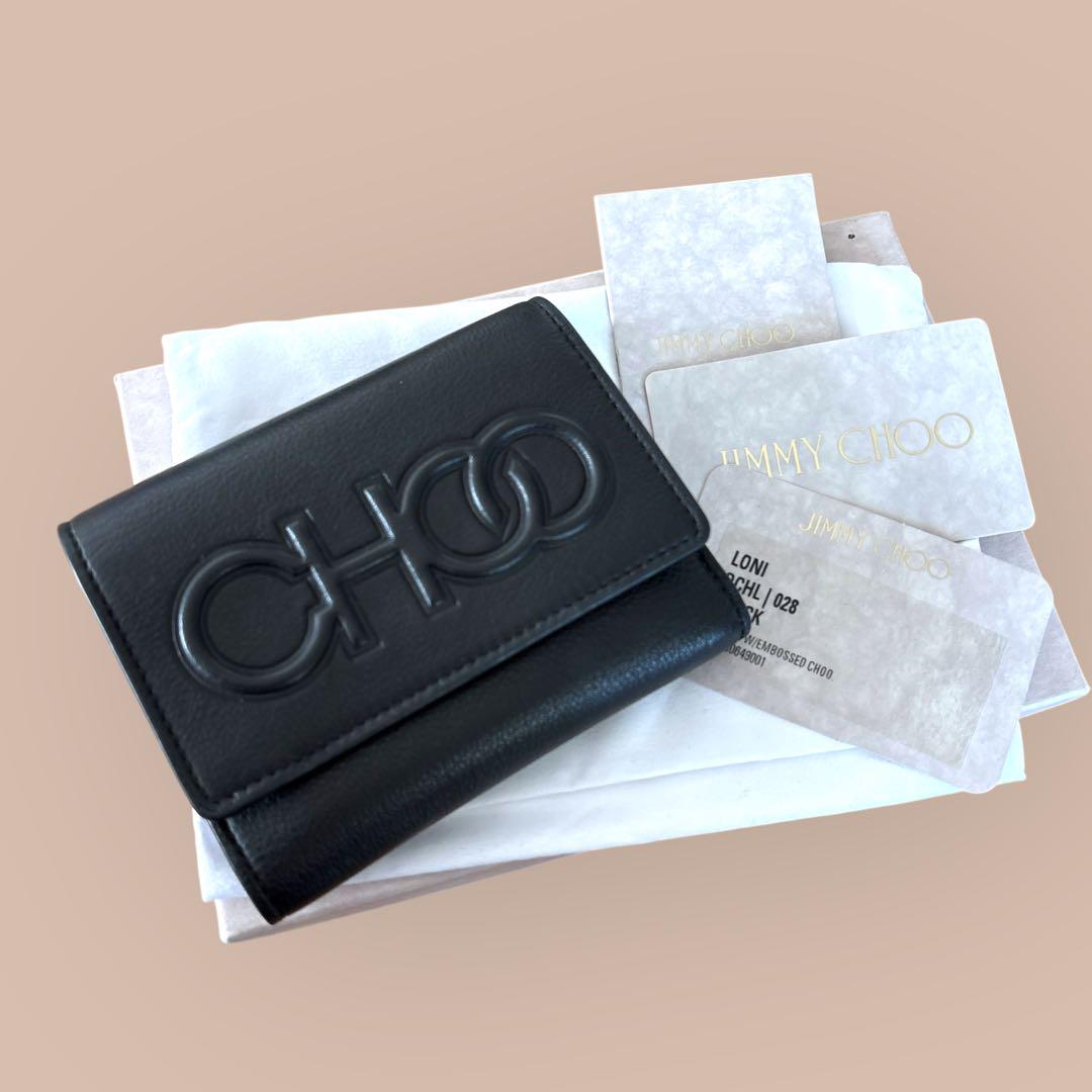 超美品⭐︎JIMMY CHOO loni 三つ折り財布⭐︎
