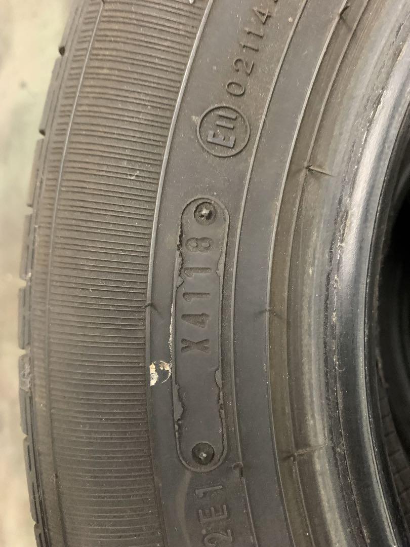 ダンロップ 145/80R13 中古夏タイヤ 2018 年製