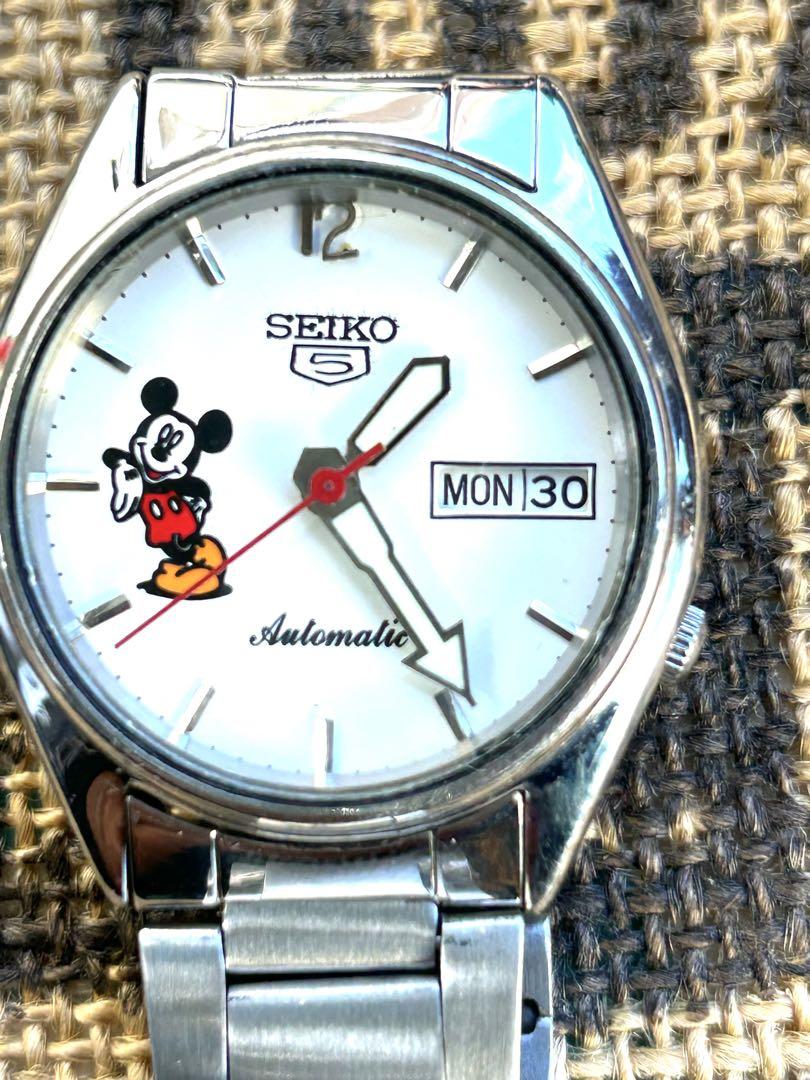 逆輸入 希少美品 SEIKOセイコー５ 1980’s 自動巻き 白文字盤