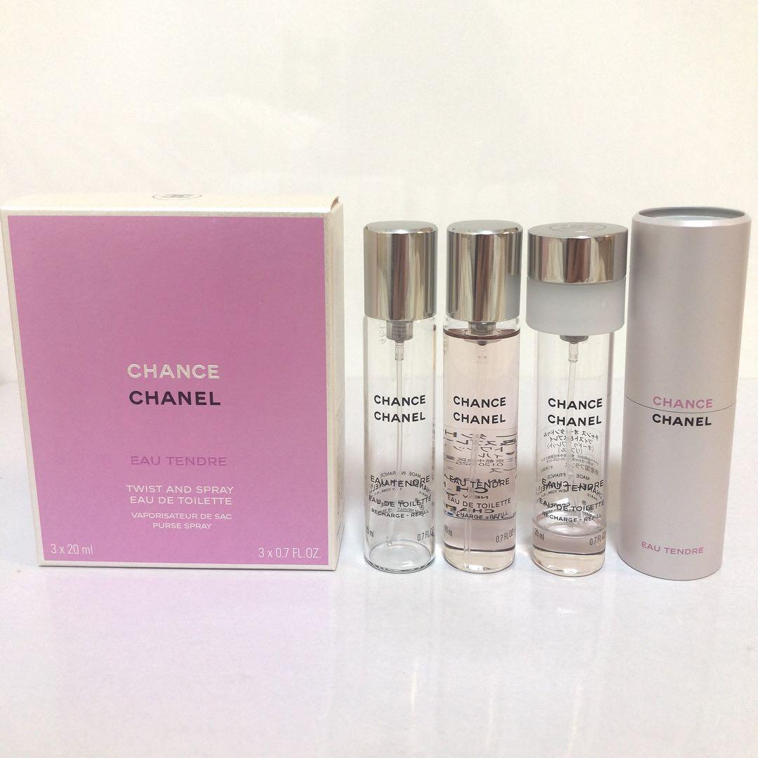 CHANEL香水チャンスオータンドゥルツィスト&スプレイ/香水本体は未開封◎ シャネル / チャンス オー タンドゥル ツィスト&スプレイの公式