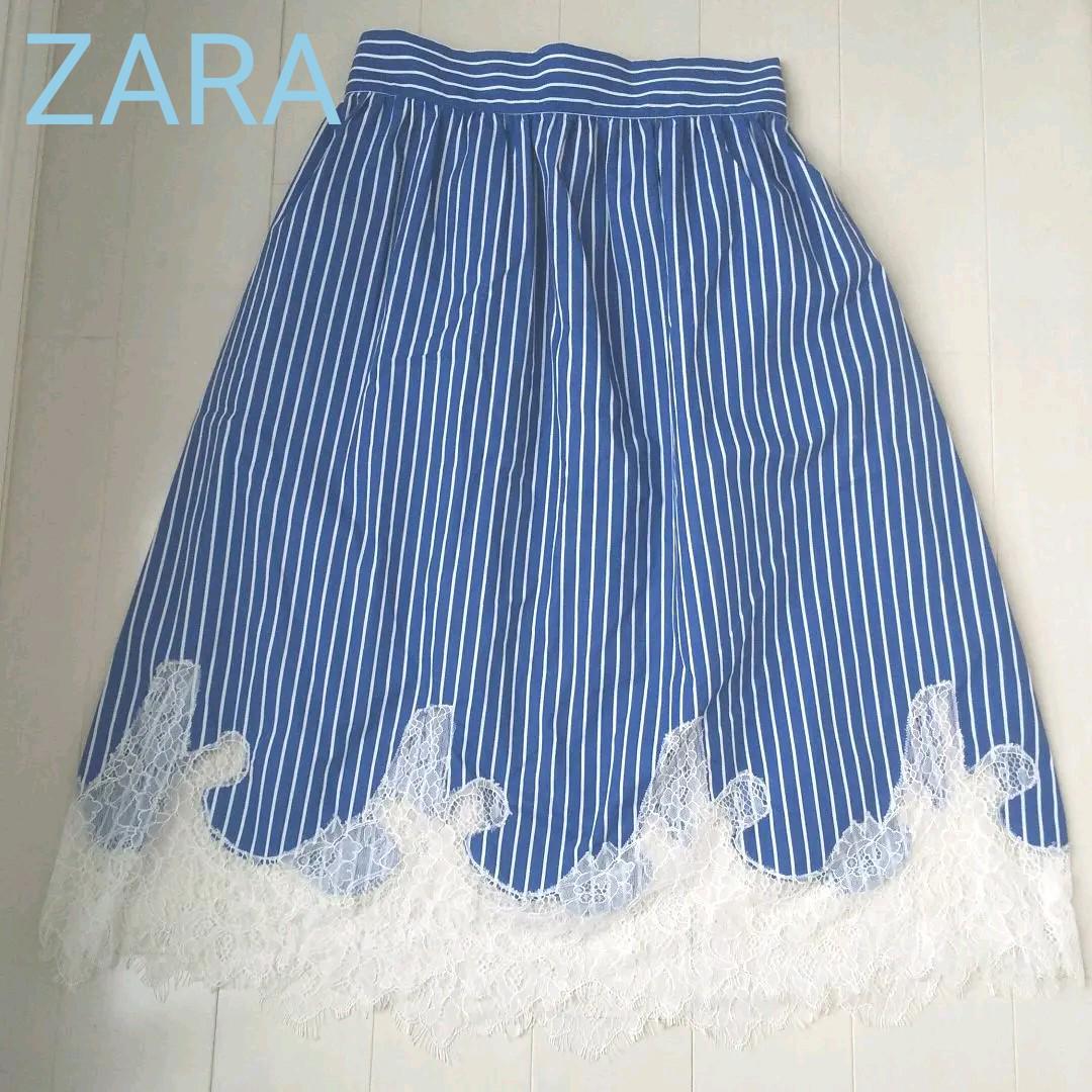 Zara ストライプ スカート ブルー メルカリ Zara ストライプ スカート ブルー メルカリ