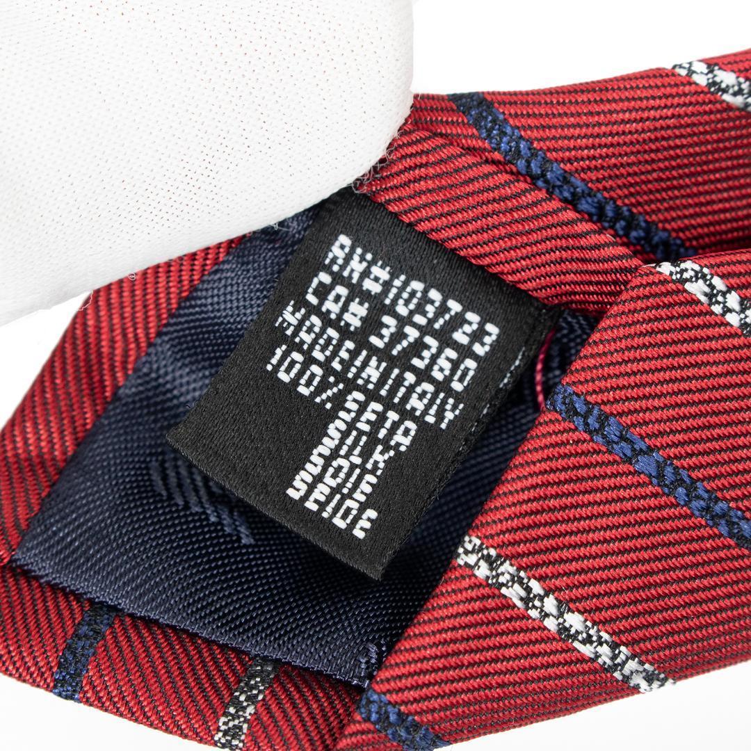 EMPORIO ARMANI アルマーニ ネクタイ 新品 ストライプ レッド