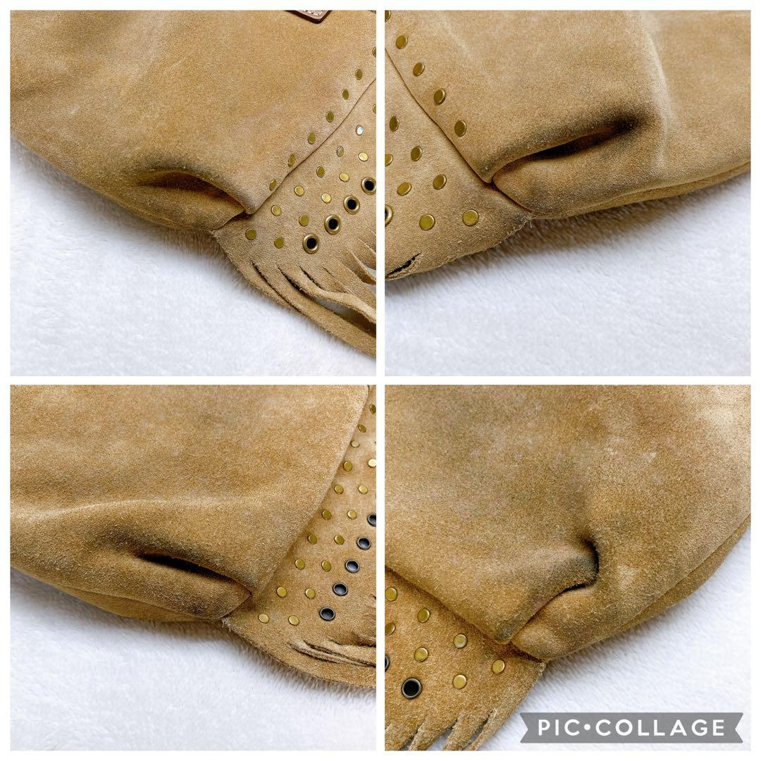 Coach Suede fringe Studs y2k rare mdprevattcaulkingandwaterproofing.com