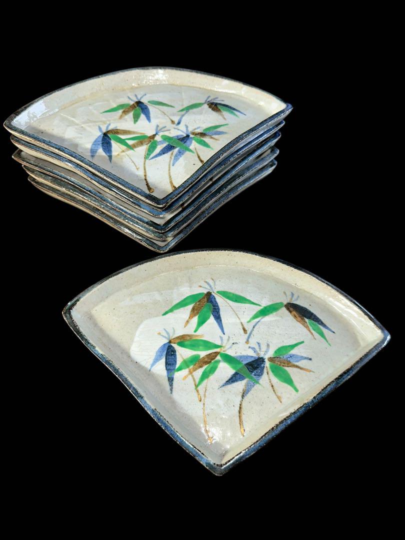 丹法華 和食器 6客揃 桔梗絵 金彩 色絵 未使用品 美濃焼 非売品 食器