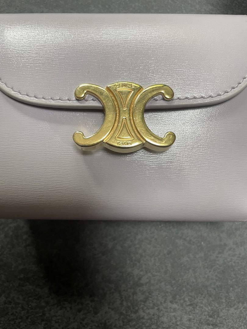 CELINE 薄紫 三つ折り財布 本体 正規店購入