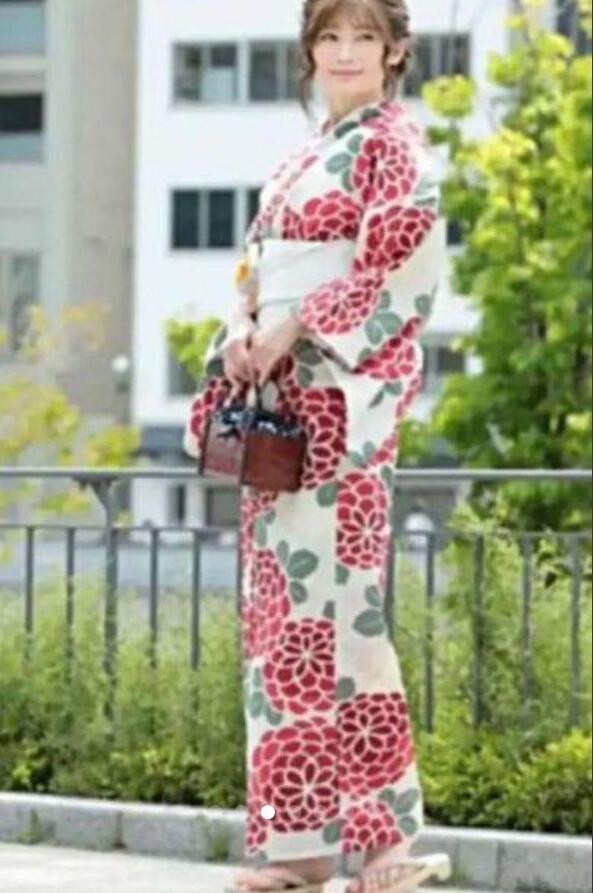 兵児帯桃色か白+お任せ下駄+お任せ帯締めつき◆最高級国産染◆紅赤花舞い浴衣