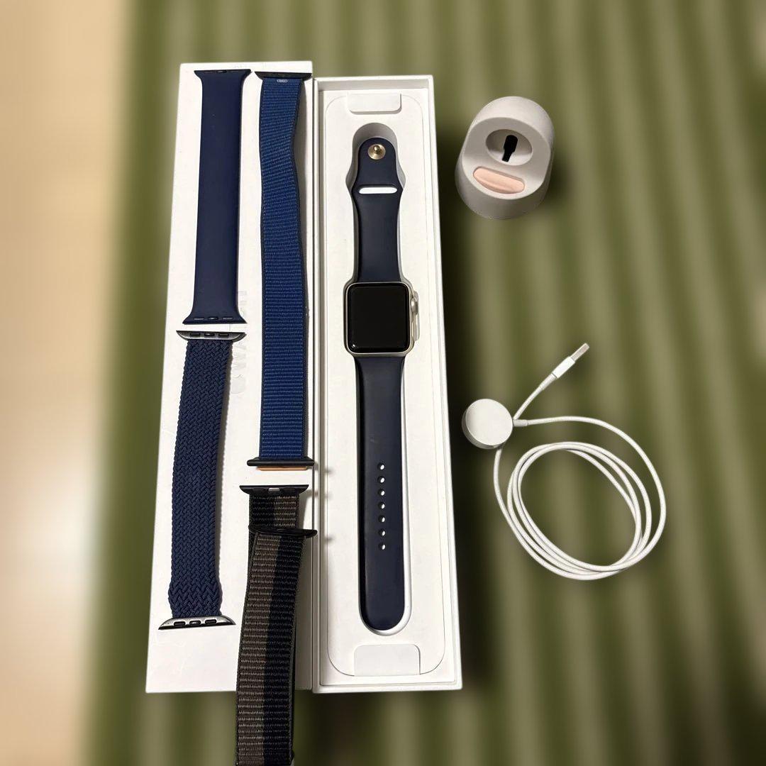 Apple Watch ゴールド本体 ベルト他おまけ付き