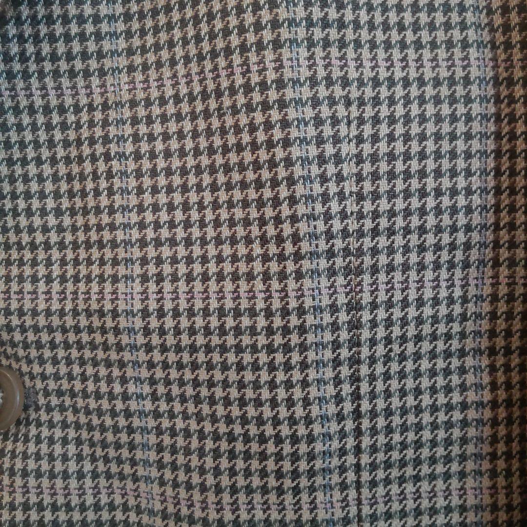 CHAPS チャップス　リネン100 ジャケット　千鳥柄　M 上質美品　おしゃれ