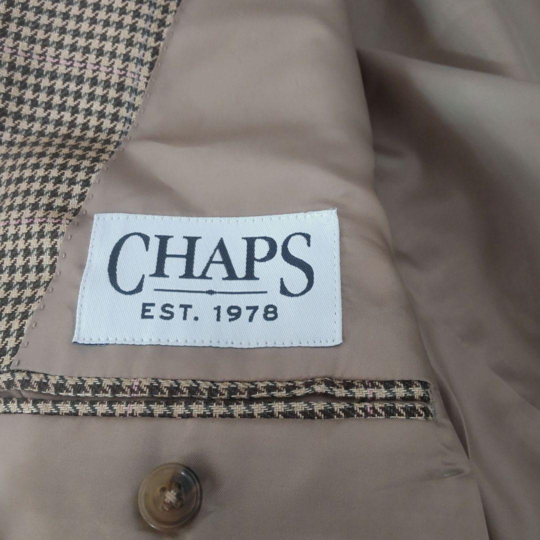 CHAPS チャップス　リネン100 ジャケット　千鳥柄　M 上質美品　おしゃれ