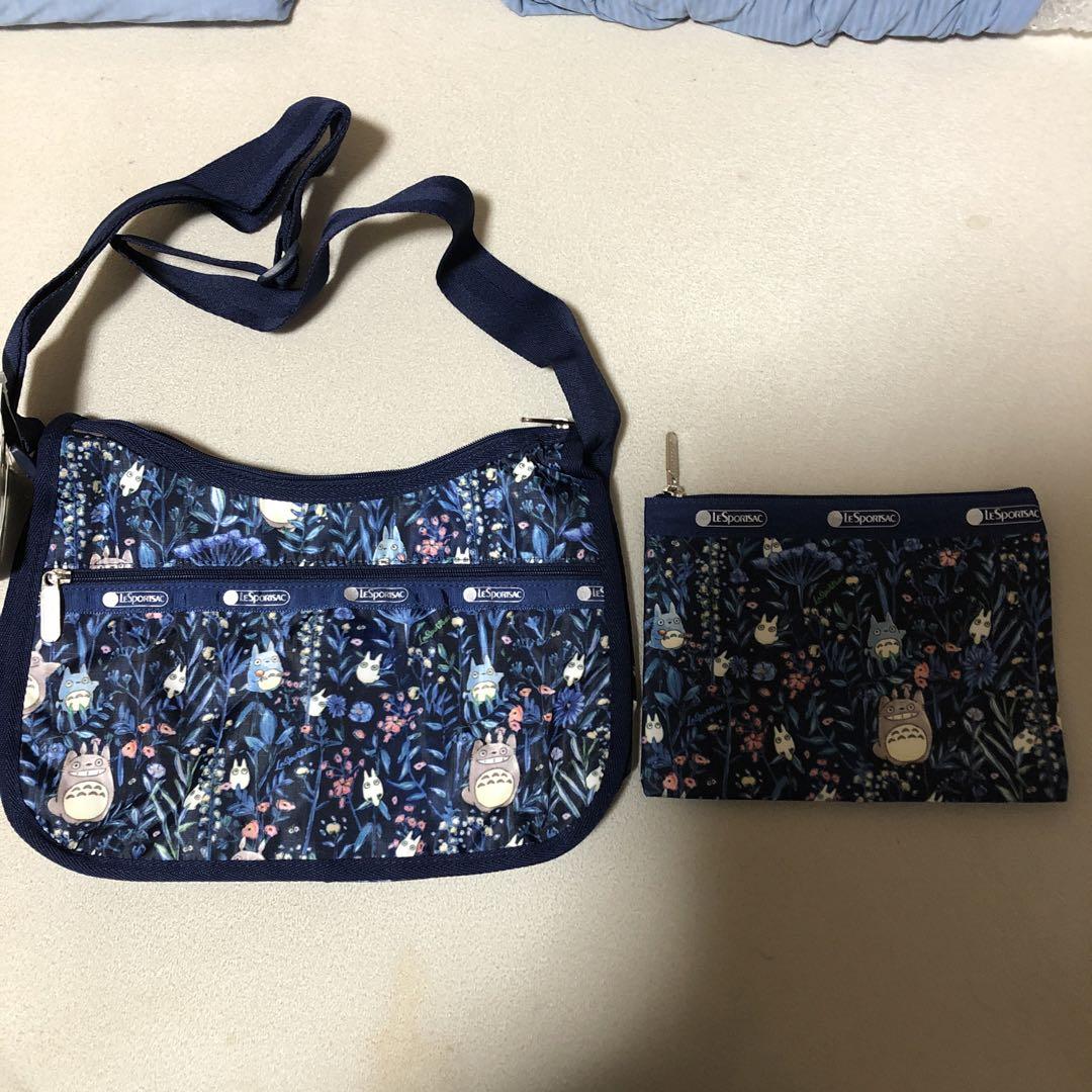 レスポートサック　となりのトトロ　ショルダーバック　ポーチ付き