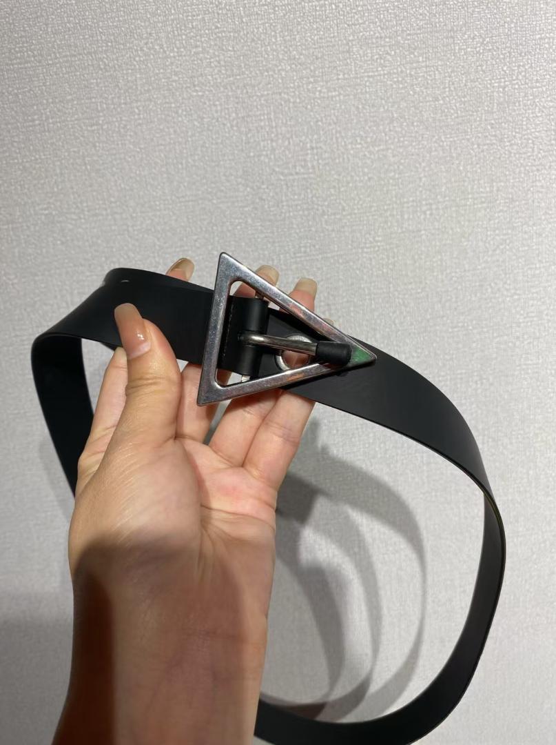 【美品】ブラック レザー ベルト