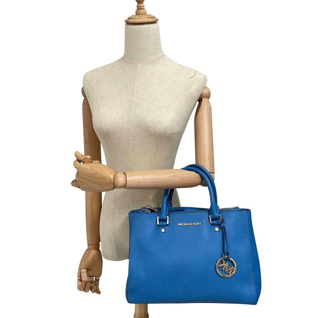 【美品】マイケルコース　MICHAEL KORS ハンドショルダーバック 美品✨マイケルコース 2way ハンド ショルダーバッグ レザー 本
